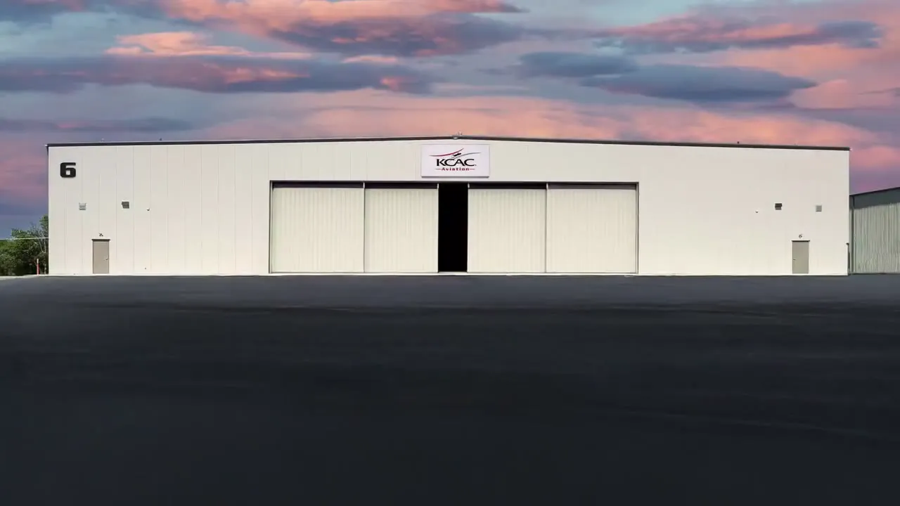 KCAC Aviation maintenance hangar built by Strickland Construction